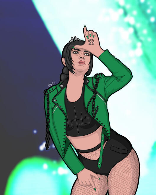 Shadowheart from BG3 dressed as Saraya